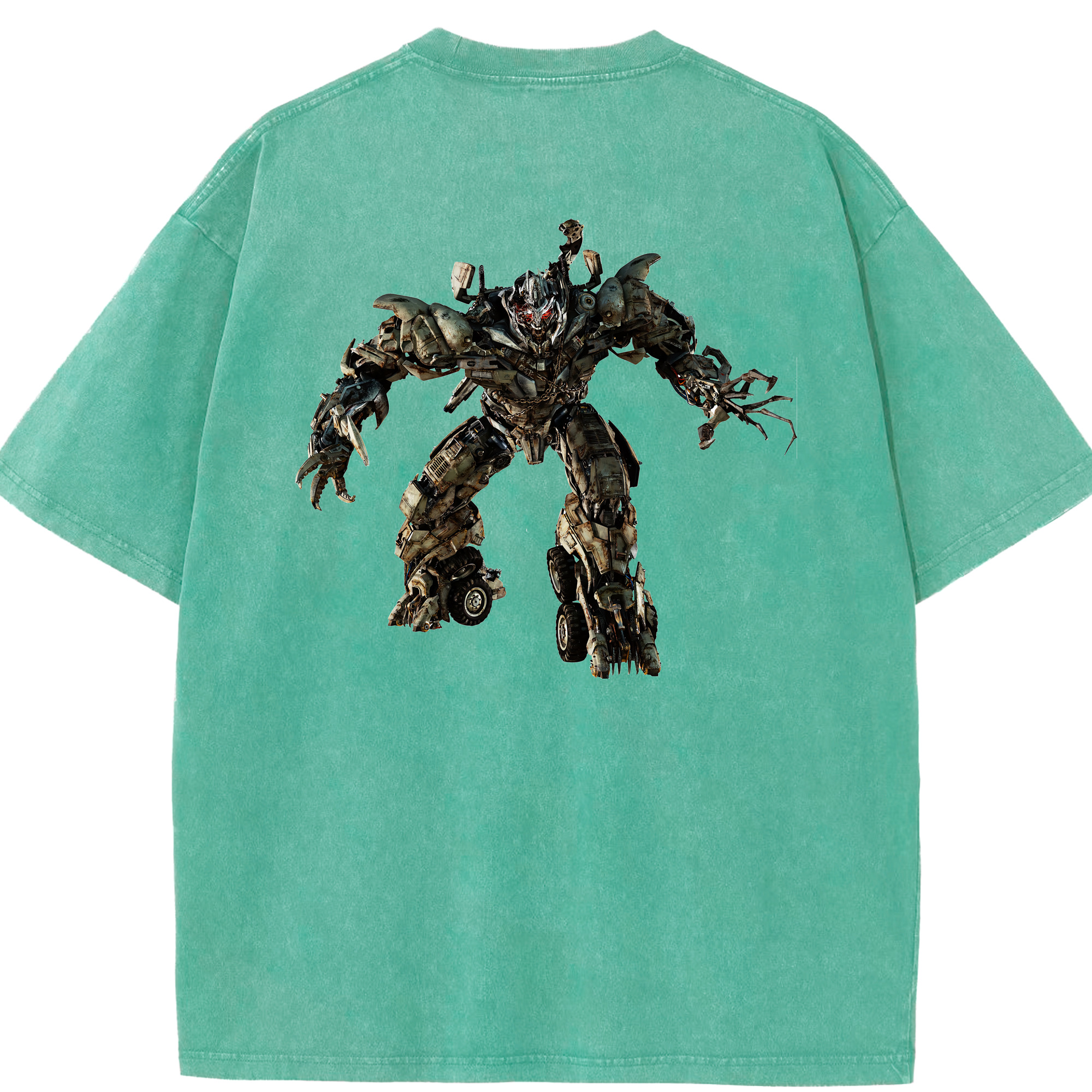 Transformers トランスフォーマー 綿100% ヴィンテージ風 半袖Tシャツ（背面プリント）